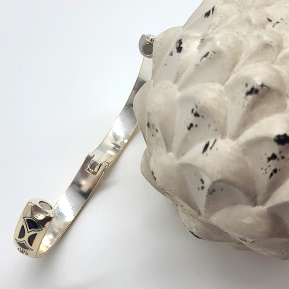 Brighton CAPPELLA Art Deco Bangle w Hinged Magnetic Closure! - Picture 7 of 14